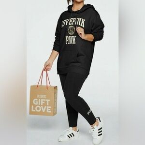 VS Hooded Pullover Legging Set by Victoria's Secret Pink Campus Gift Set New NWT